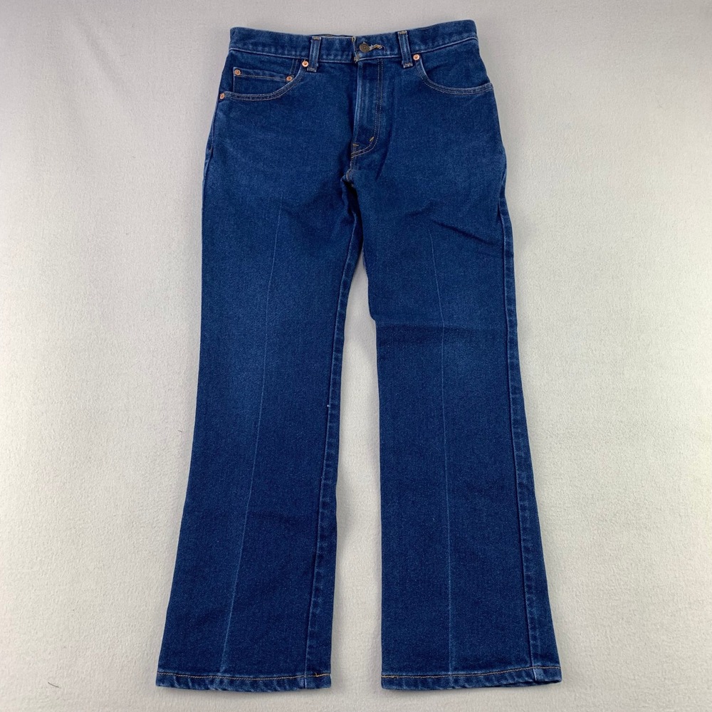VTG Levi's 517 Bootcut Jeans Mens 33x30 Blue Classic Denim Cotton Western Y2K